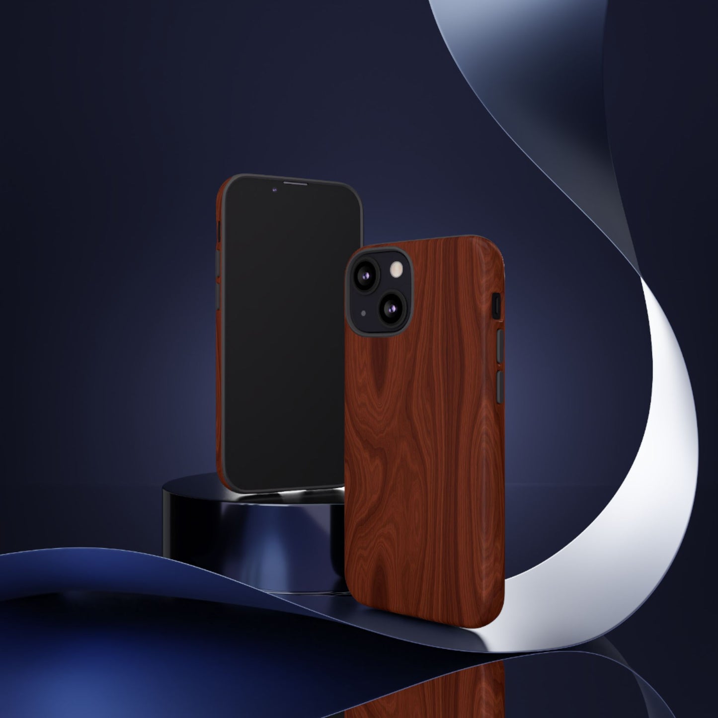 Wood Grain Phone Case, Stylish Tough Cases, Nature-Inspired Protective Cover, Unique Gifts for Him and Her, Eco-Friendly Tech Accessory