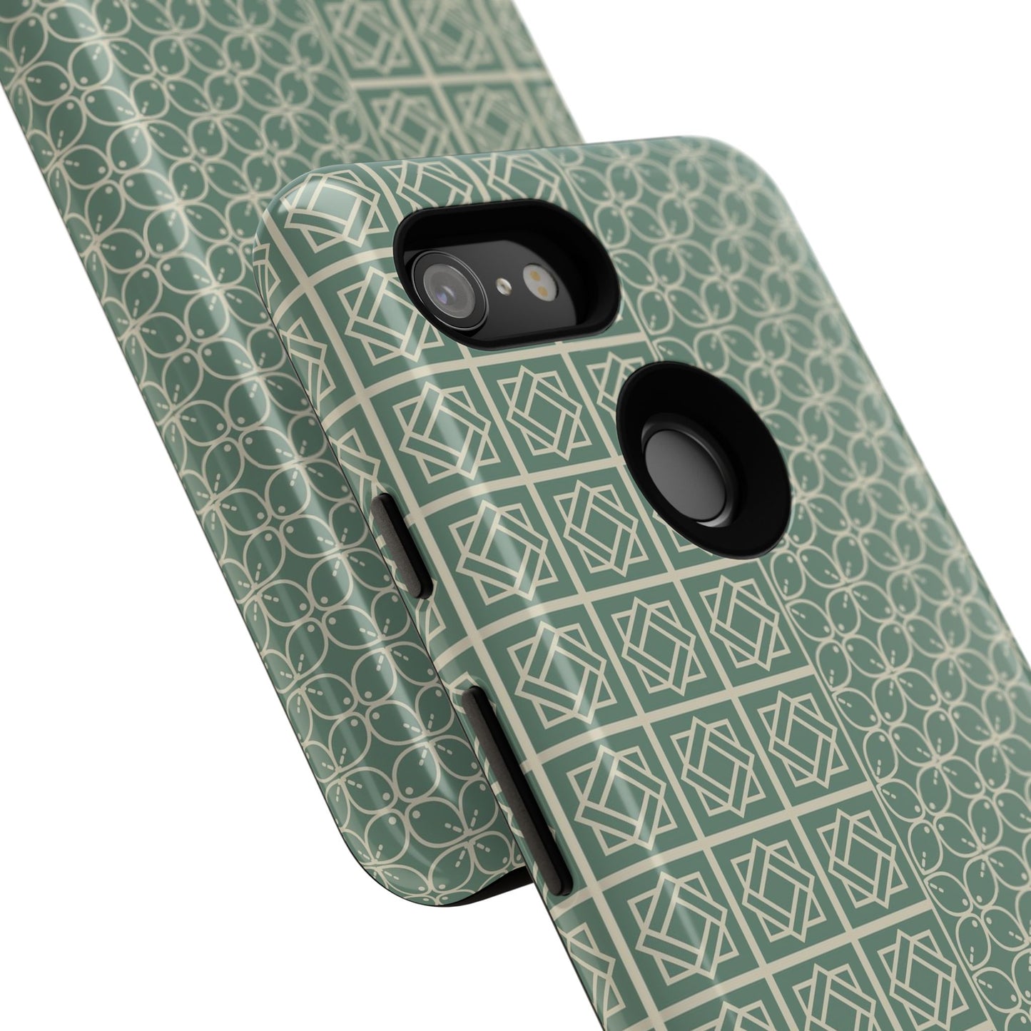 Stylish Phone Case with Geometric Patterns, Tough Cases, Durable Cell Phone Cover, Trendy Smartphone Accessory, Functional Gift Idea