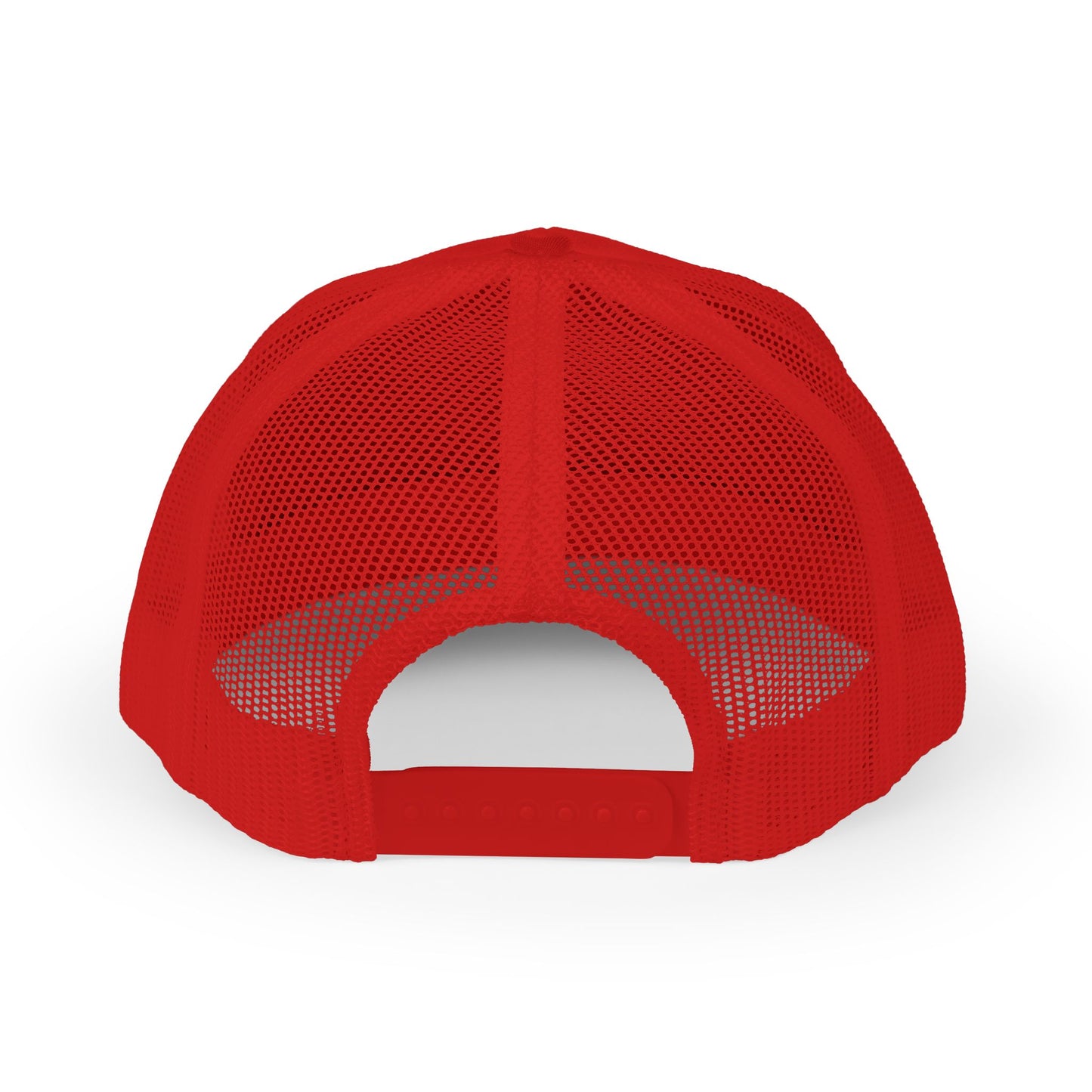 Don’t Look Back Snapback Trucker Cap — Retro Rainbow Embroidered Hat