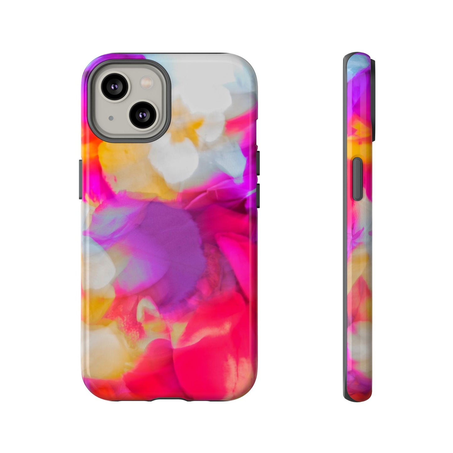 Floral Phone Case: Stylish Art for Your Device, Tough Cases, Gift for Her, Flower Print, Trendy Accessories, Phone Protection