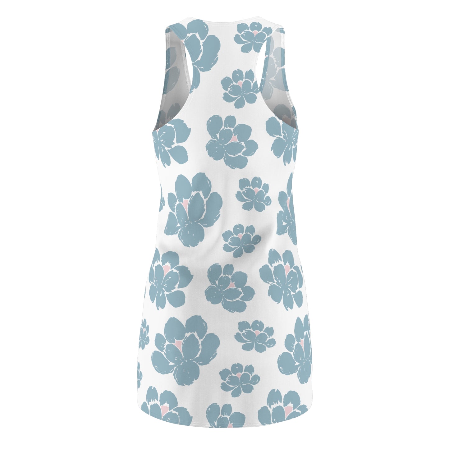 Floral Women's Racerback Dress - Summer Casual, Beachwear, Gift, Vacation, Spring Garden Party