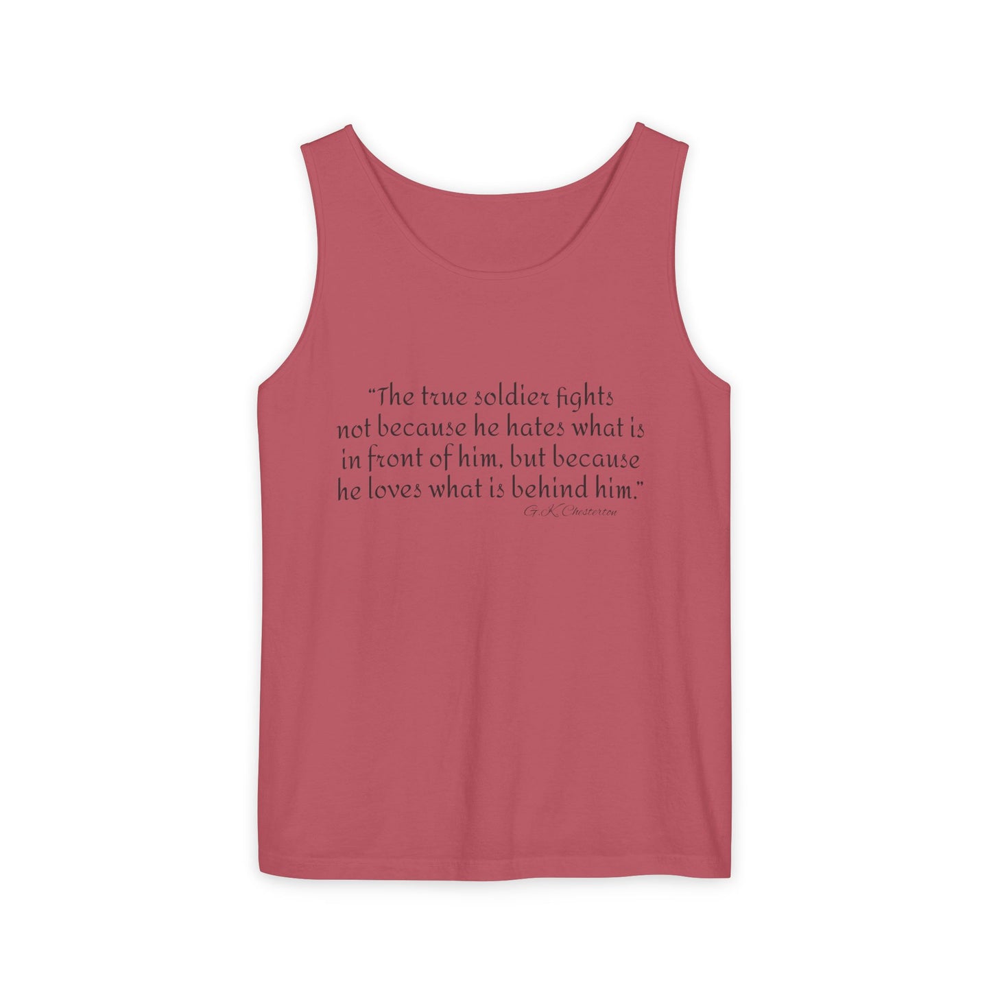 Inspirational Quote Tank Top for Men Women