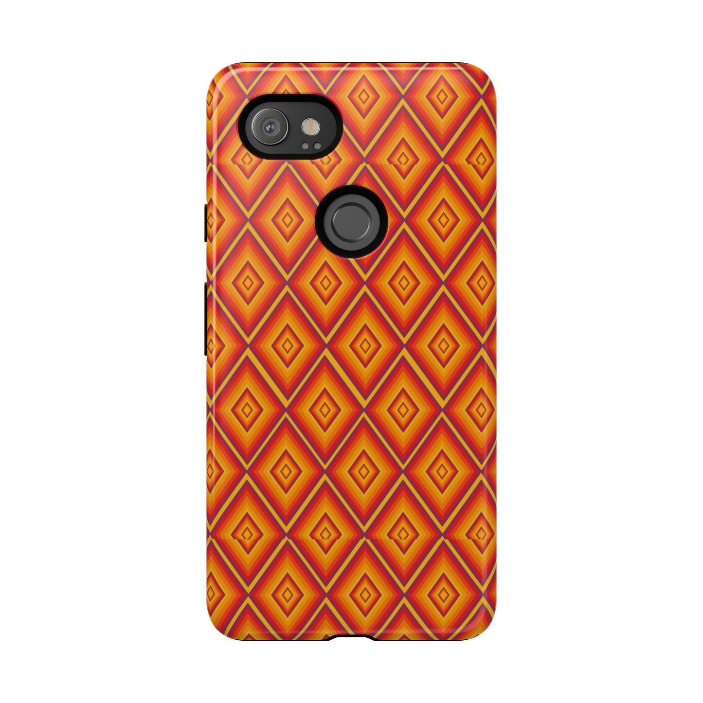 Geometric Phone Case, Tough Cases for Protection, Stylish Smartphone Cover, Vibrant Patterned Phone Accessory, Unique Gift Idea, [...]