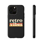Retro Vibes Phone Case, Tough Phone Cover, Vintage Style Case, Gift for Music Lovers, Retro Aesthetic Accessory