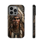 Native American Art Phone Case, Strong Culture Design, Unique Gift for Him or Her, Tough Cases, Customizable Protector, Tribal Style
