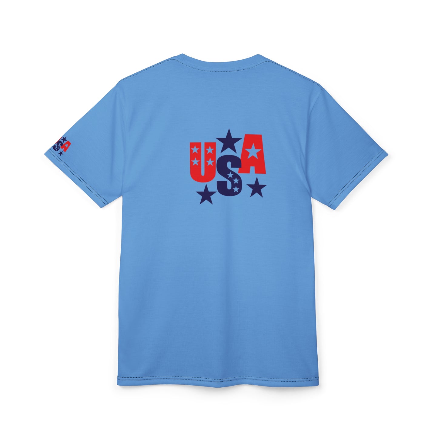 USA Pride Unisex Cut & Sew Tee, Comfortable Casual Wear, Independence Day Gift, Summer Outfit, Everyday Streetwear