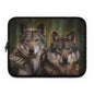 Wolf Laptop Sleeve - Wildlife Lover Gift, Cute Wolf Design, Stylish Tech Accessory, Nature-Inspired Sleeve, Perfect for Home Office