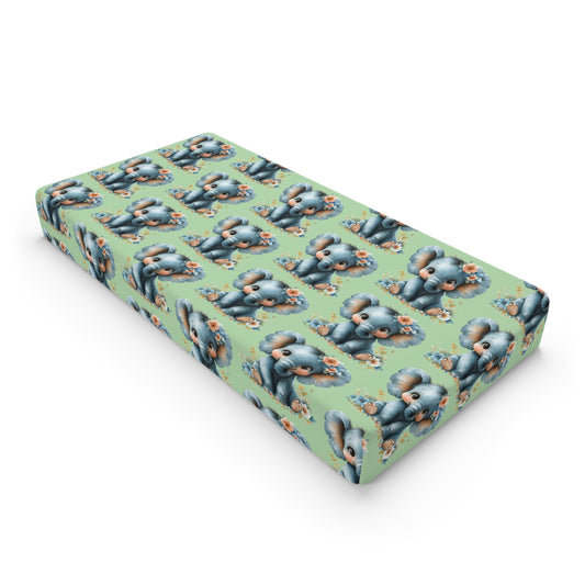 Cute Bunny Baby Changing Pad Cover | Nursery Decor, Gift for New Parents, Baby Shower Gift, Soft Bedding, Animal Print