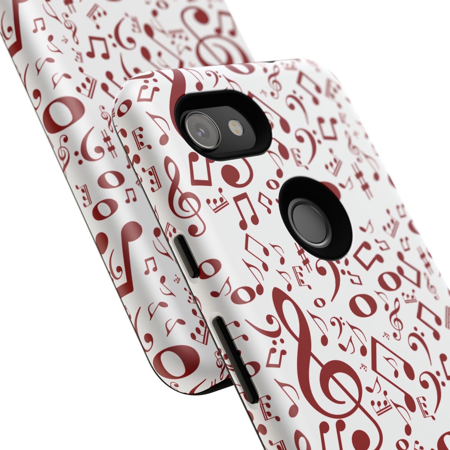 Musical Note Phone Case, Tough iPhone Cover, Gift for Musicians, Customizable, Music Lover's Accessory, Durable Phone Protection