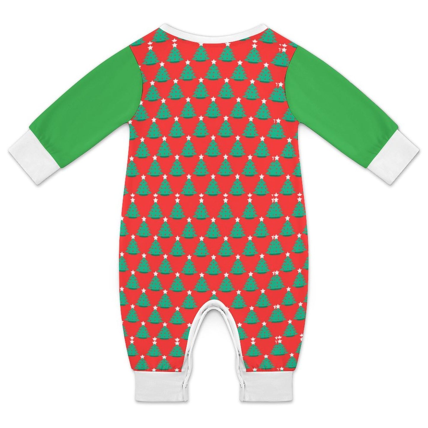 Christmas Tree Long Sleeve Baby Romper