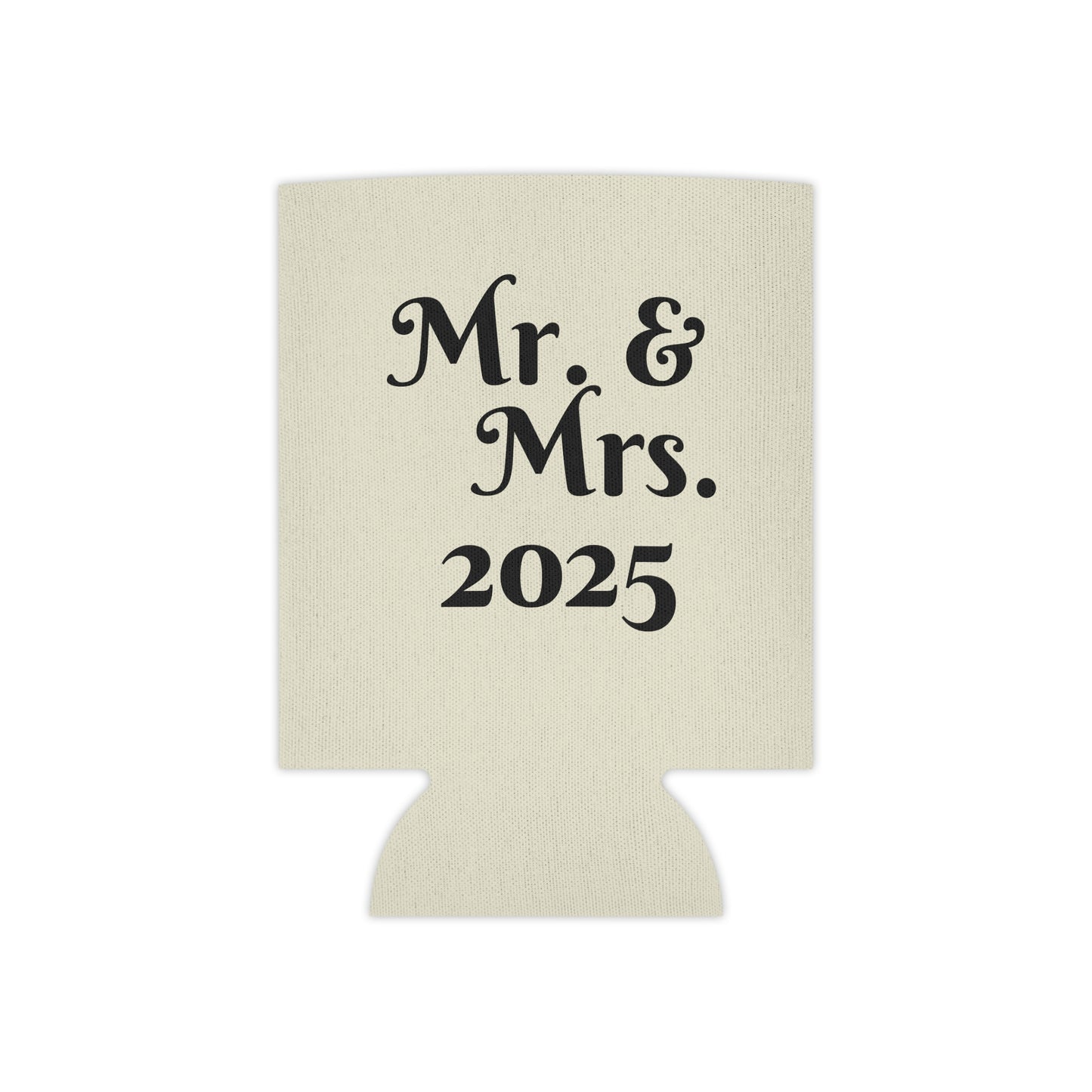 Personalized Can Cooler for Weddings, Fun Party Favor, Mr. & Mrs. 2025 Drink Holder, Today is the Day Koozie, Summer Gatherings