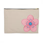 Floral Accessory Pouch - Pink Flower Makeup Bag, Travel Organizer, Gift for Her, Summer Essentials, Cute Storage