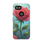 Floral Phone Case, Tough Cases with Elegant Rose Design, Stylish iPhone Cover, Rose Flower Gift for Nature Lovers, Unique Mobile Accessories