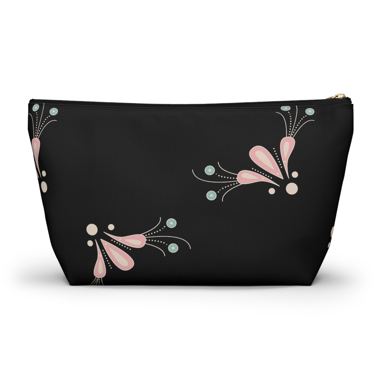 Chic Cosmetic Bag, Stylish Accessory Pouch, Makeup Organizer, Gift for Her, Floral Print Travel Case