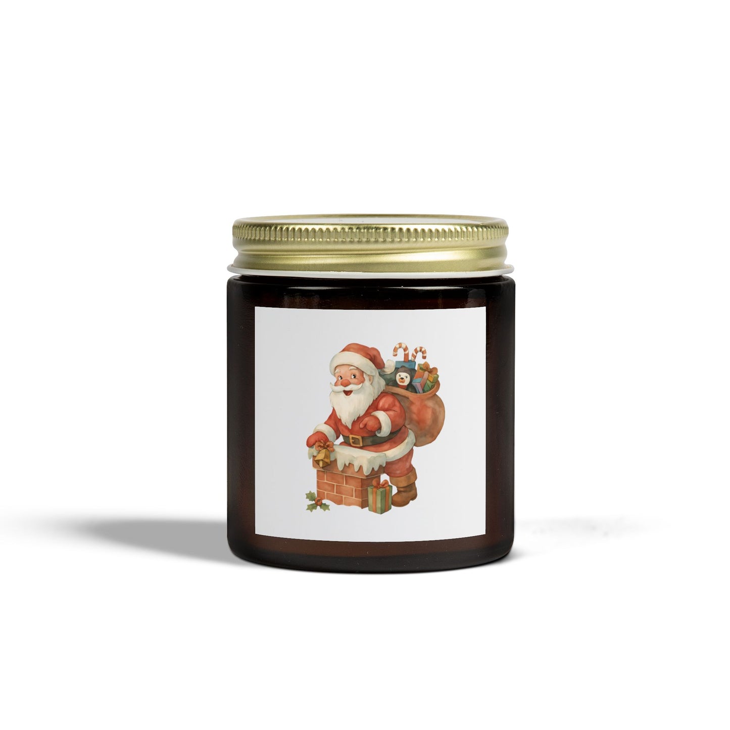 Christmas Scented Candles - Coconut Apricot Wax, Holiday Home Decor, Gift Idea for Friends, Relaxation, Festive Ambiance