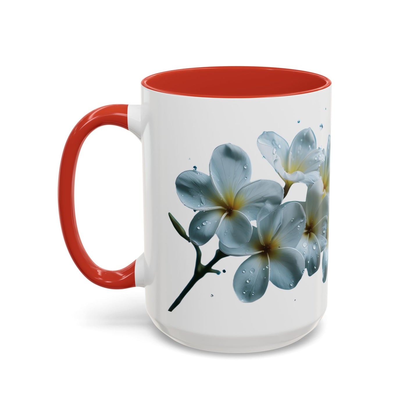 Floral Accent Coffee Mug