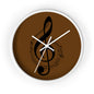 Musical Notes Wall Clock, Unique Home Decor for Musicians