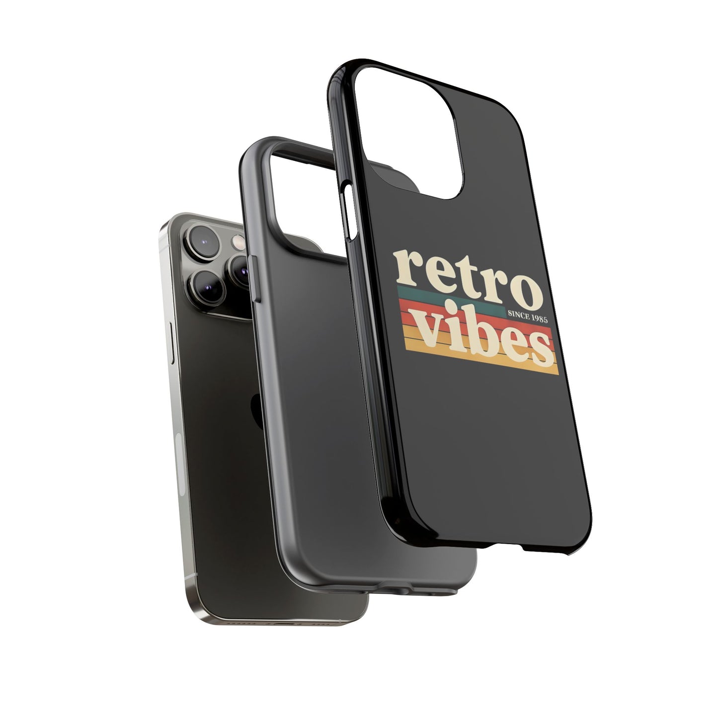 Retro Vibes Phone Case, Tough Phone Cover, Vintage Style Case, Gift for Music Lovers, Retro Aesthetic Accessory
