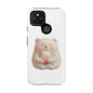Cute Bear Phone Case, Tough Cases, Animal Lover Gift, Kids Accessories, Mother’s Day, Heartwarming Design