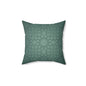 Boho Decorative Pillow | Cozy Home Accent, Gift for Her, Living Room Decor, Green Patterned Cushion, Stylish Throw Pillow