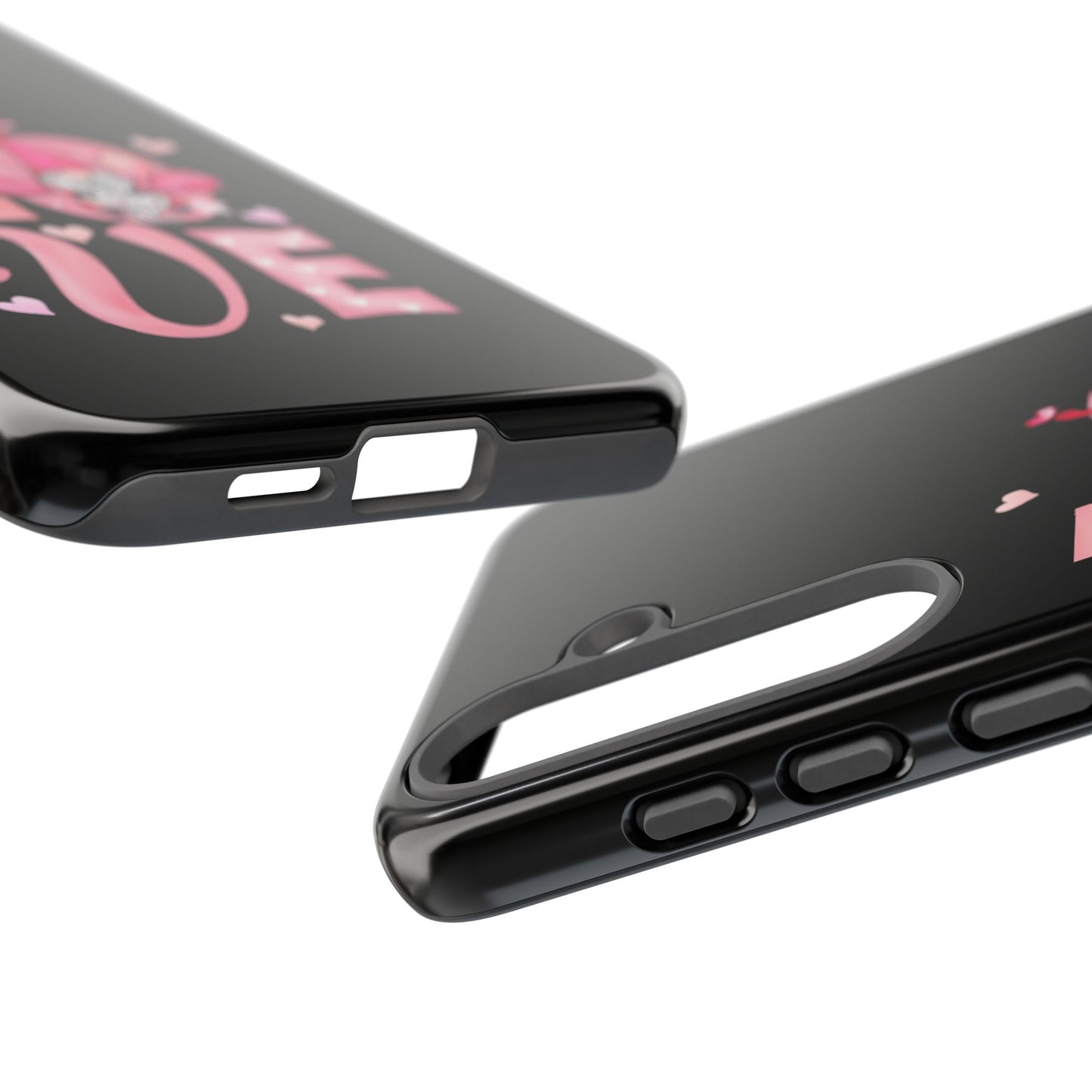 Love Gnome Phone Case — Cute Pink Heart Valentines Protective Case