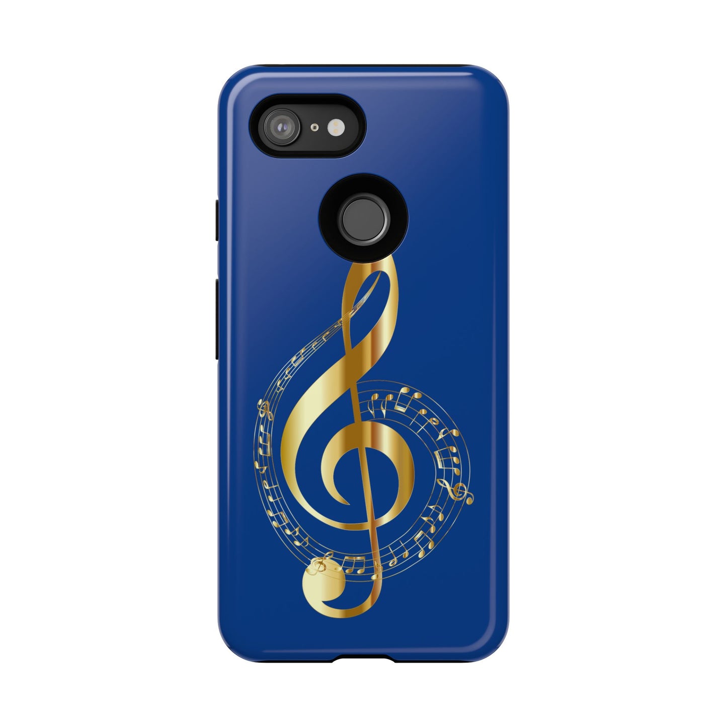 Tough Cases Blue and Gold Musical Note