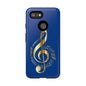 Tough Cases Blue and Gold Musical Note