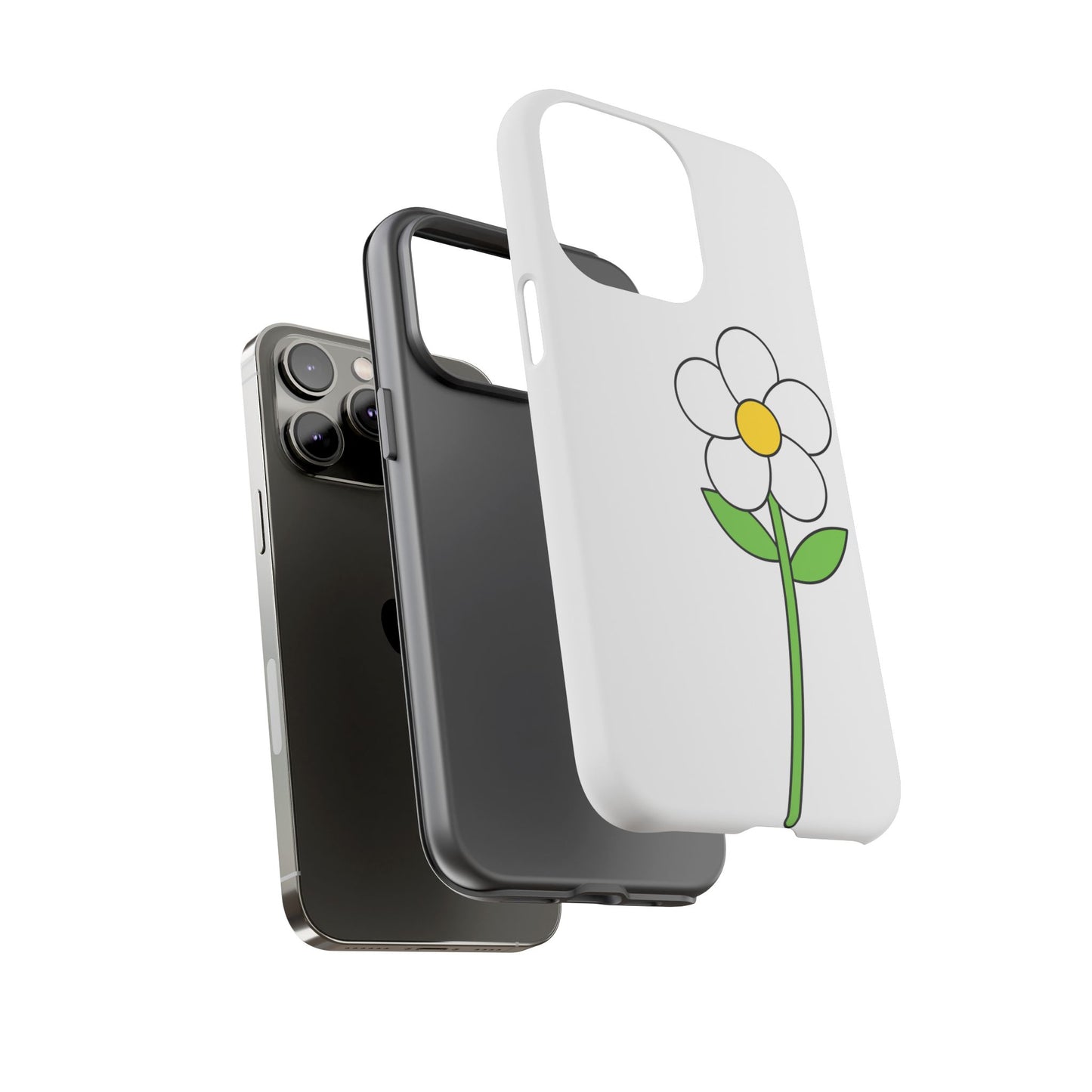 Floral Phone Case, Tough Cases with Flower Design, Cute Phone Accessory, Gifts for Her, Spring Decor, Unique Phone Cases