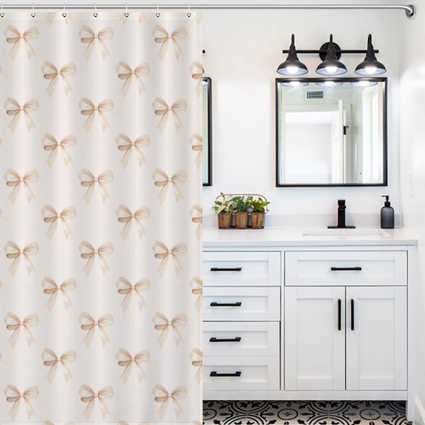 Ribbon Shower Curtain