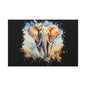 Matte Canvas, Stretched, 1.25" - Elephant