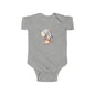 Cute Animal Graphic Infant Bodysuit, Baby Shower Gift, Newborn Outfit, Unisex Baby Clothes, Adorable Onesie