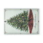 Christmas Tree Glass Cutting Board - Festive Holiday Kitchen Decor