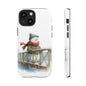 Snowman Phone Case – Winter Holiday Gift, Cute Snowman Design, Winter Accessories, Protective Phone Case, Unique Christmas Present
