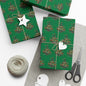 Festive Gift Wrap Papers for Holiday Cheer, Christmas Wrapping Paper, Eco-Friendly Gift Wrap, Decorative Gift Covering, AI Design Inspired