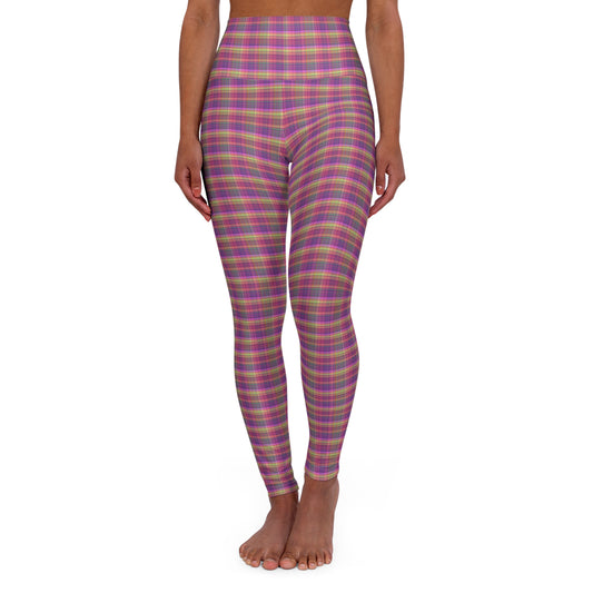 Vibrant High Waisted Yoga Leggings - Perfect for Fitness, Yoga, Pilates, Everyday Wear, and Athleisure