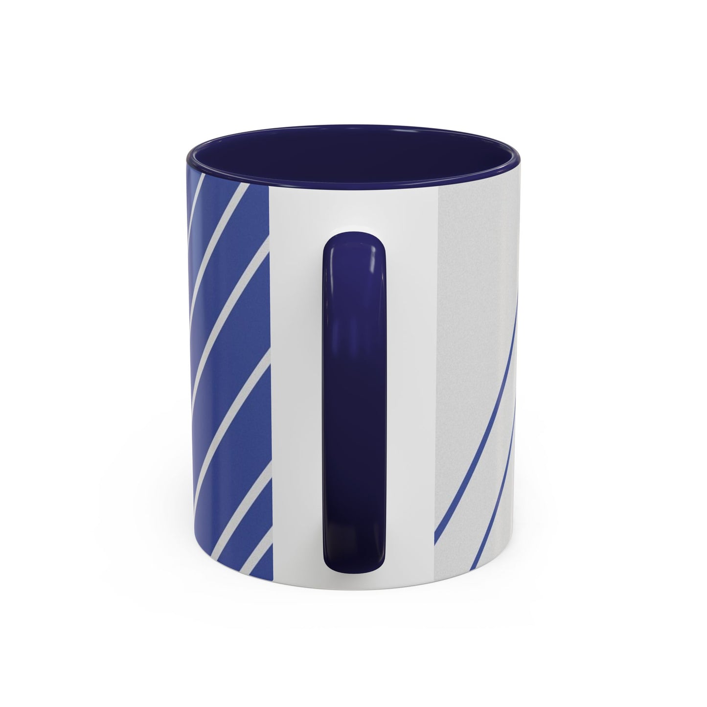 Elegant Stripe Accent Coffee Mug - Perfect for Gifts, Home Decor, Office, Birthdays, and Tea Lovers