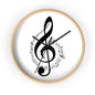 Musical Wall Clock - Perfect for Music Lovers, Home Decor, Gifts