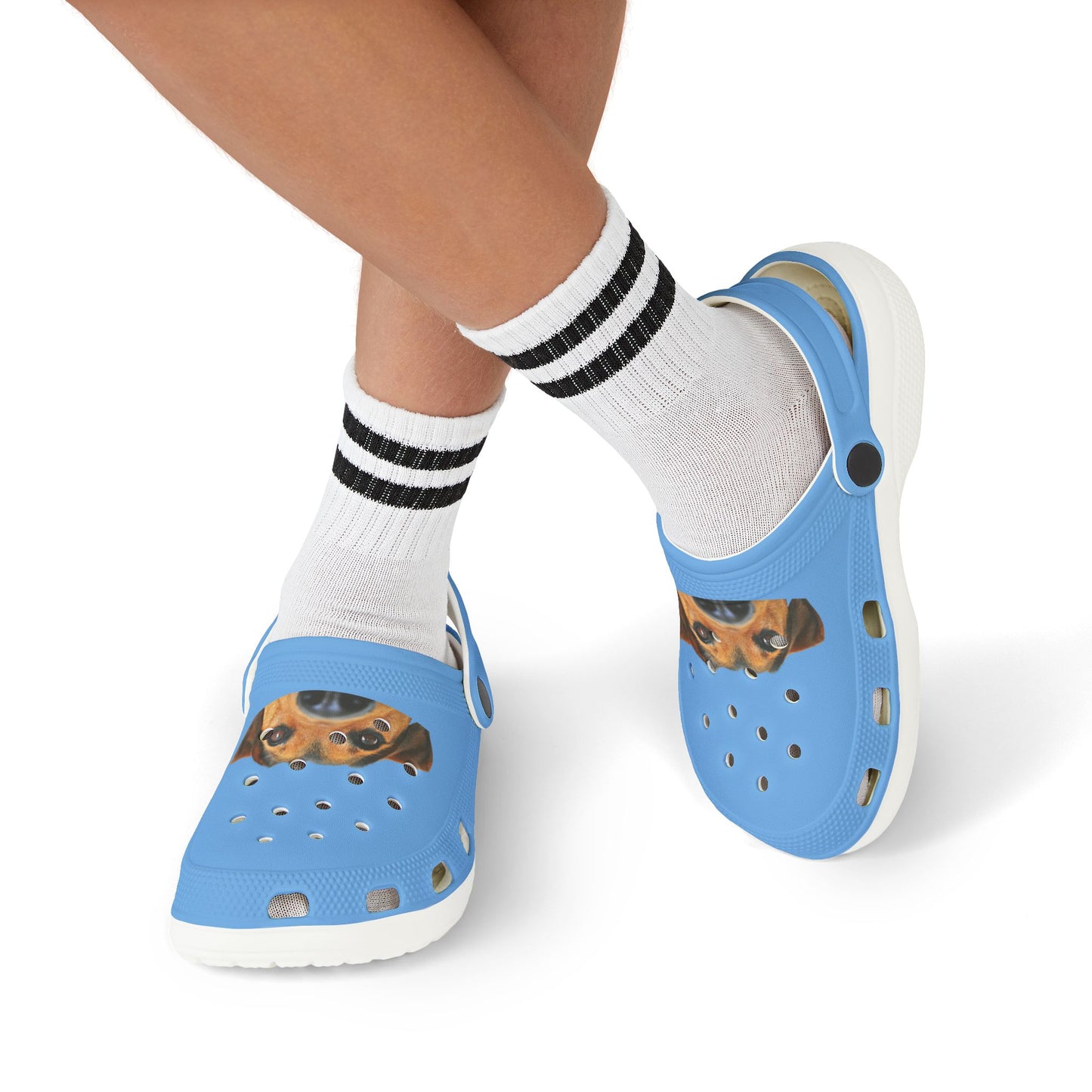 Adorable Kids' EVA Foam Clogs with Dog Design | Fun Footwear, Summer Shoe, Vacation Essential, Pet Lover Gift, Outdoor Play