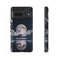 Moonlit Reflection Phone Case — Night Sky Moon & Clouds Tough Case