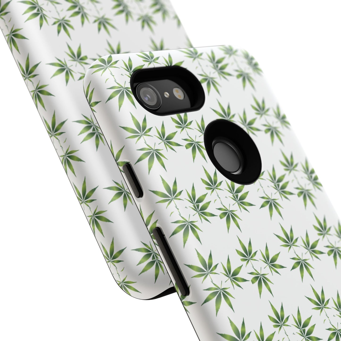 Stylish Phone Case with Cannabis Leaf Design, Durable Phone Cover, Gift for Stoner Friends, Unique Phone Accessory, Nature-Inspired Design