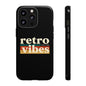 Retro Vibes Phone Case, Tough Phone Cover, Vintage Style Case, Gift for Music Lovers, Retro Aesthetic Accessory