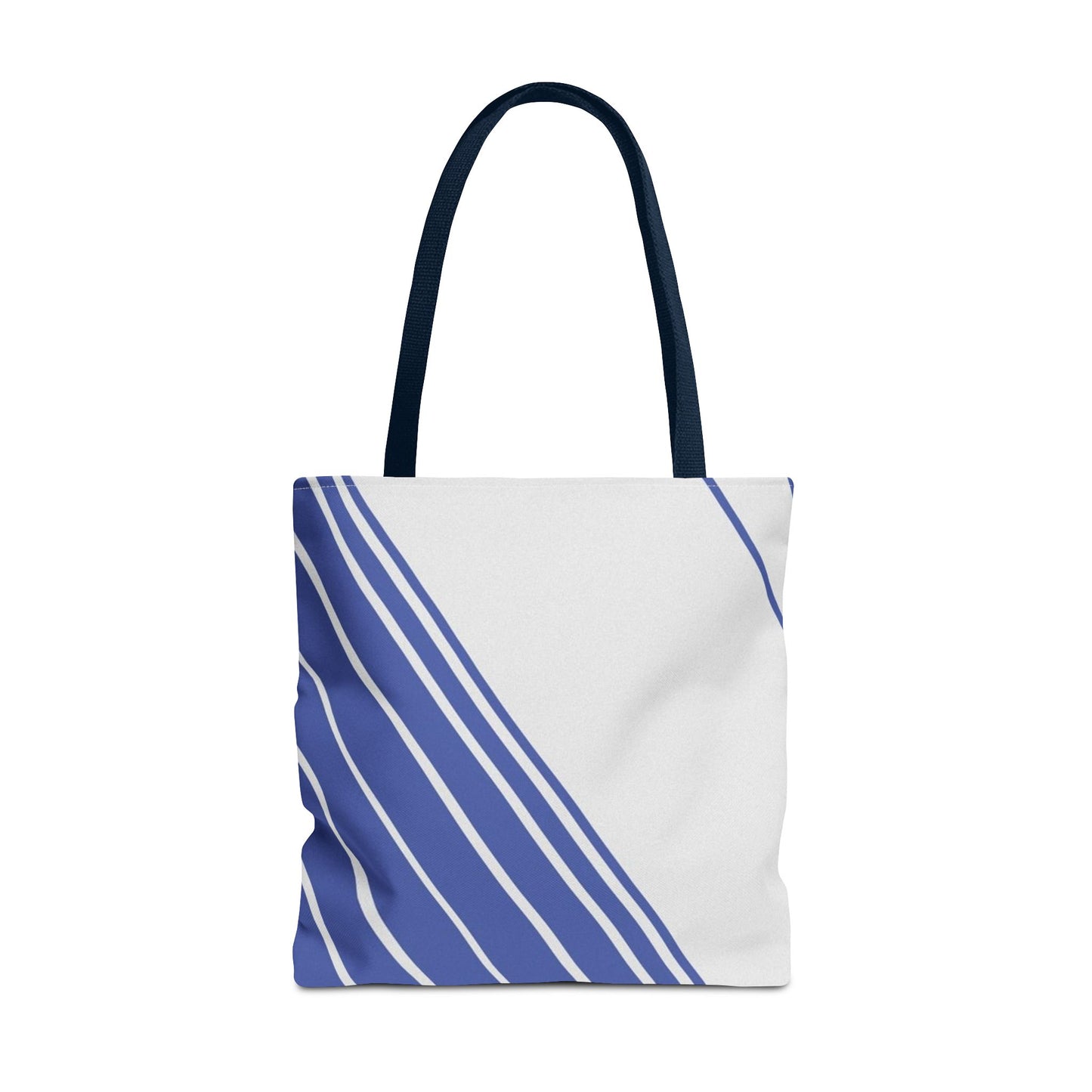 Chic Blue Striped Tote Bag, Stylish Reusable Shopping Bag, Beach Bag, Everyday Carry, Gift for Her