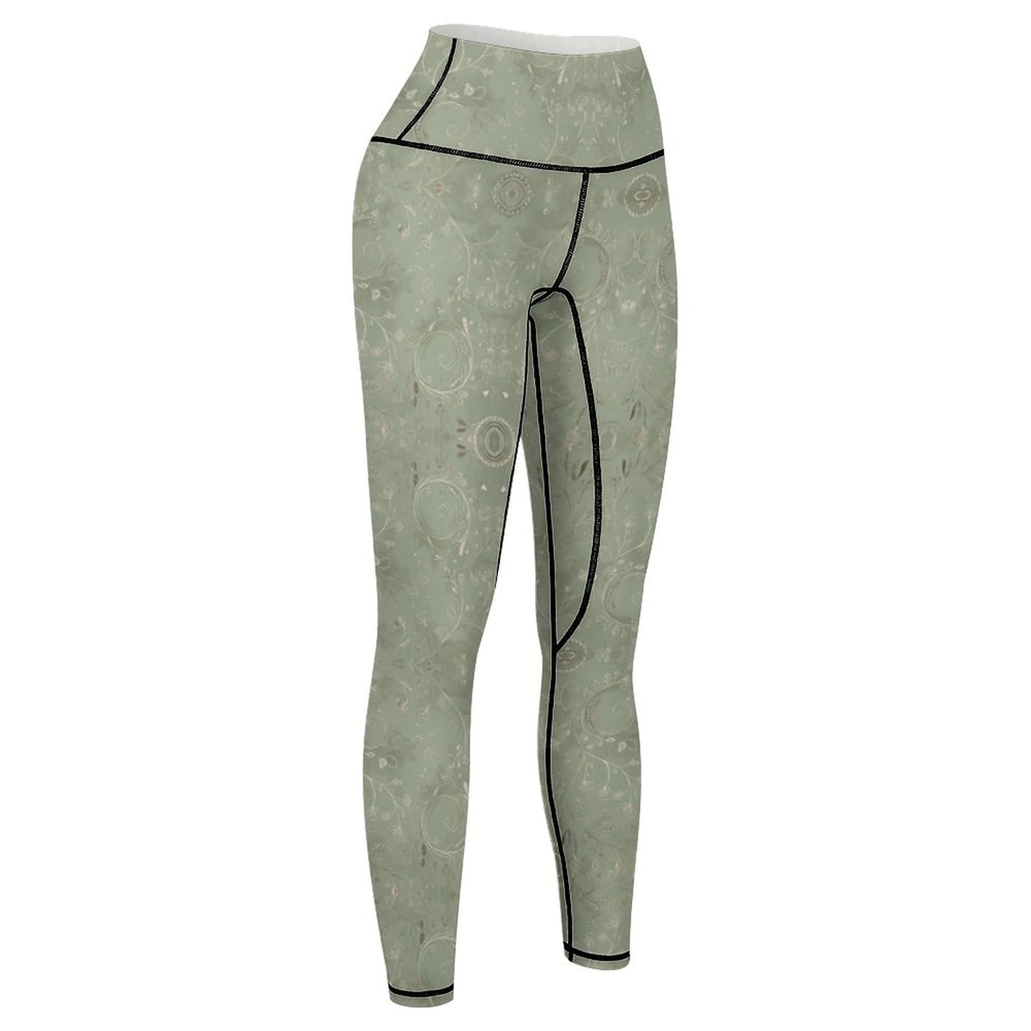 Women Workout Yoga Pants with Lines