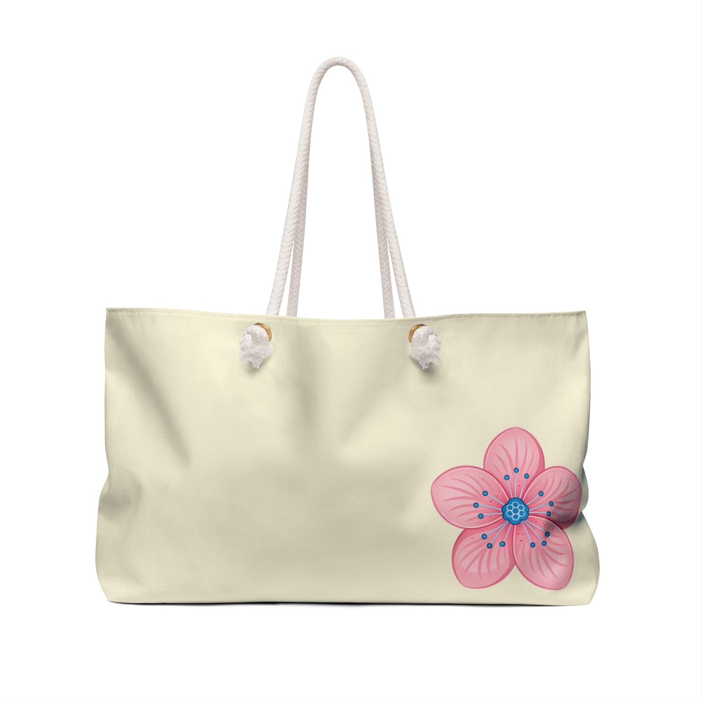 Floral Weekender Bag for Travel, Beach Tote, Summer Adventure, Weekend Getaways, Floral Beach Bag