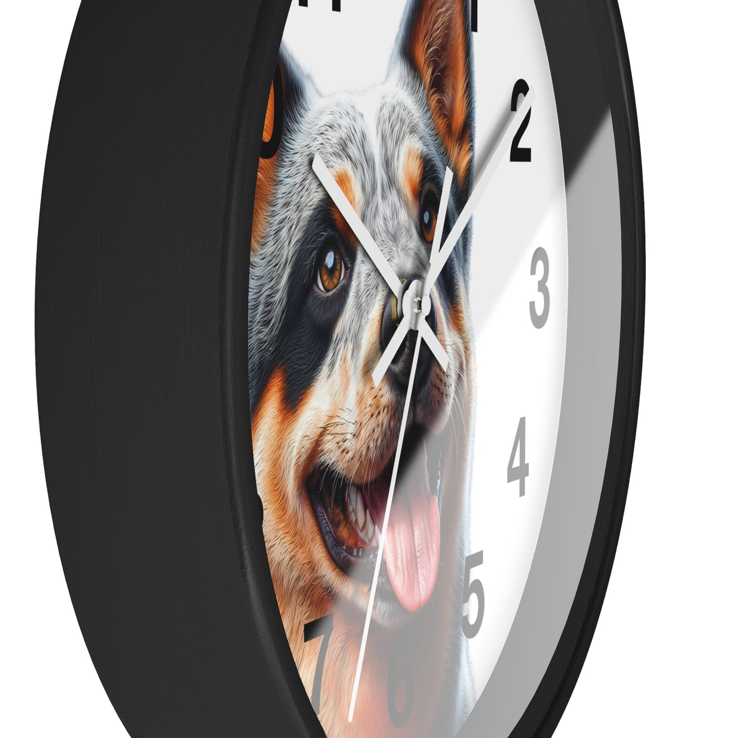 Australian Cattle Dog Wall Clock — Happy Blue Heeler Pet Decor