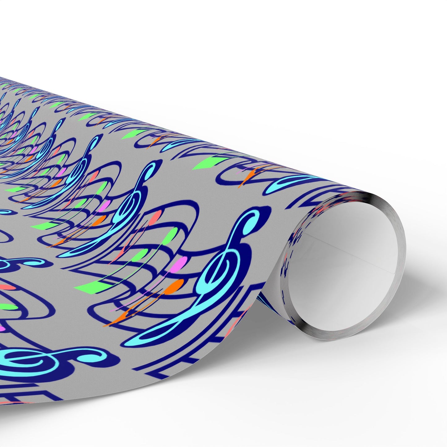 Musical Note Wrapping Paper, Fun Gift Wrap for Music Lovers, Birthday