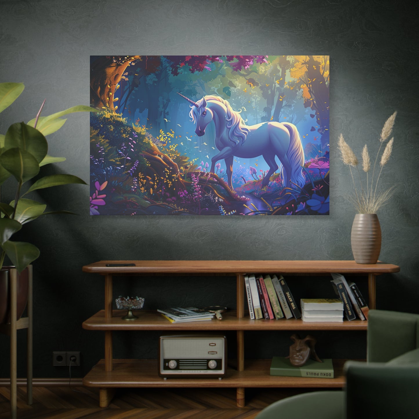Matte Canvas, Stretched, 1.25" - Unicorn