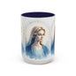 Serene Virgin Mary Accent Coffee Mug