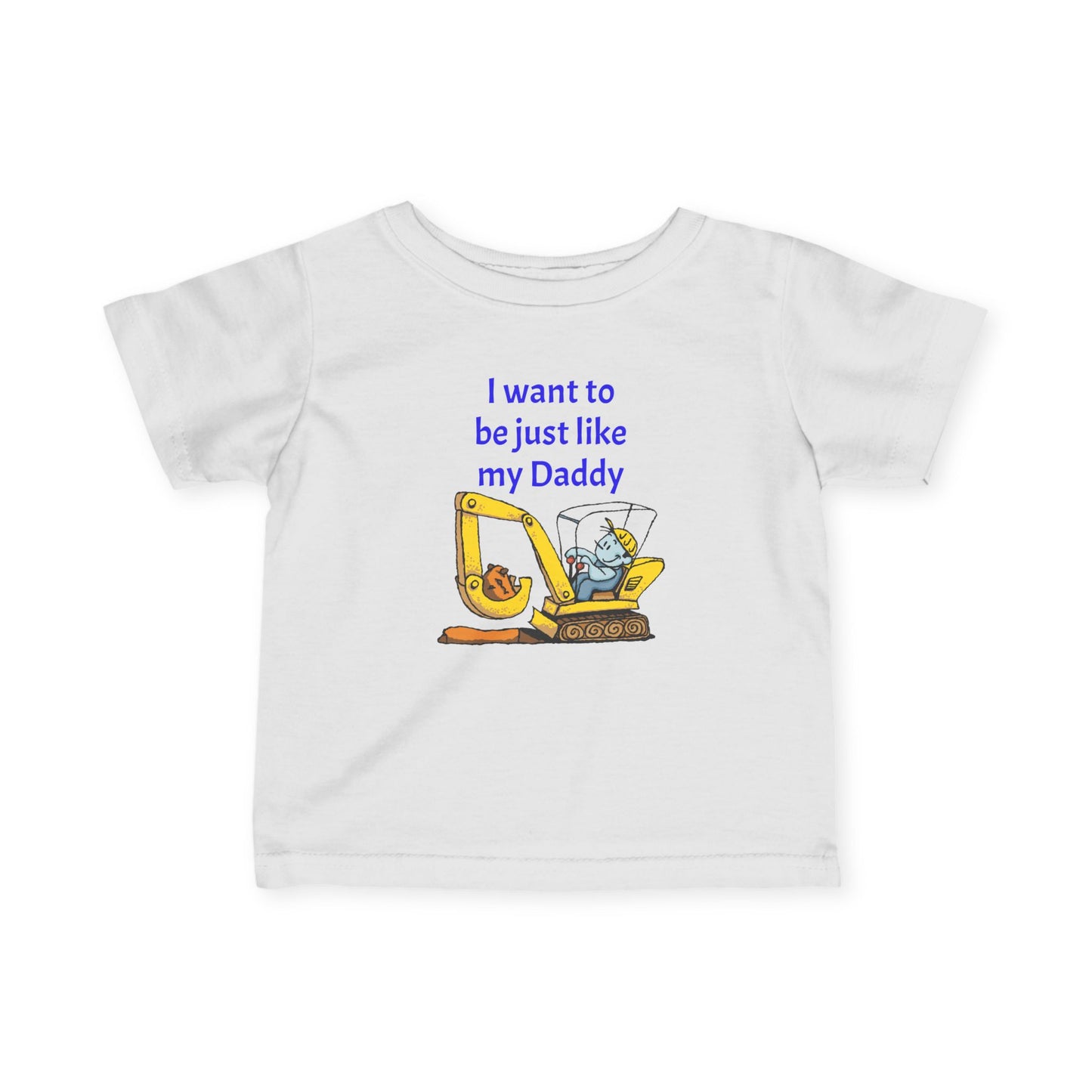 Daddy's Little Helper Infant Tee, Cute Baby Shirt, Toddler Gift, Father's Day Outfit, Family Matching Tee