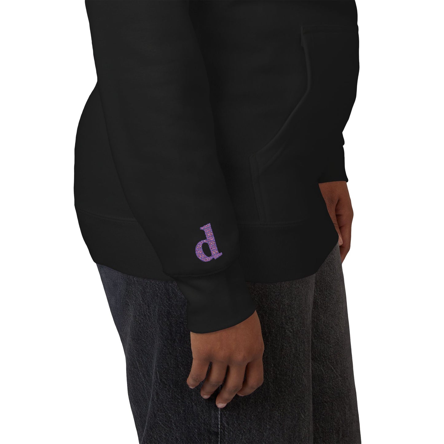 Floral Initial Unisex Fleece Hoodie | Cozy Casual Wear, Gifts for Her, Monogrammed Hooded Sweatshirt, Fall Fashion, Birthday Present